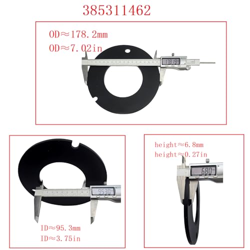 Image of 2PCS RV Toilet Rubber Seals 385311462 385316140 For Dometic For Sealand For Mansfield For VacuFlush Camper Trailer RV Toilet 510 /506+, 510+ /1006, 1008 /EcoVac, 511H, 548+, 146-149