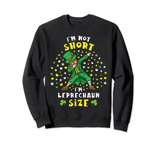 Leprechaun Tamaño Divertido Día de San Patricio Dabbing Leprechaun Sudadera