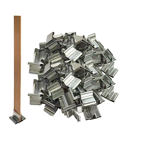 150 piezas de clips y mechas de madera para velas miniatura 2