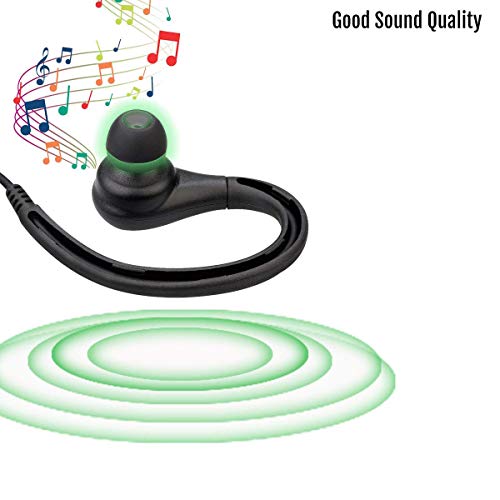 Image of Retevis RT22 Walkie Talkie Earpiece, for RT68 /RT21 /H777 /RT27 /RT68H