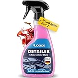 LICARGO Detailer Auto (500ml) – Quick Detailer mit Tiefenglanz & Abperleffekt, Auto Sprühversiegelung zur Lackpflege aussen, Lackreiniger für alle Oberflächen, Versiegelungsspray & Abperlschutz