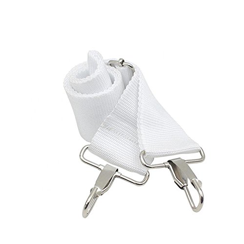 Tbest Snare Drum Strap,Snare Strap,Drum Strap Sling,Snare Drum Sling Strap Belt Adjustable Nylon White Snare Military Drum Shoulder Sling Strap Belt