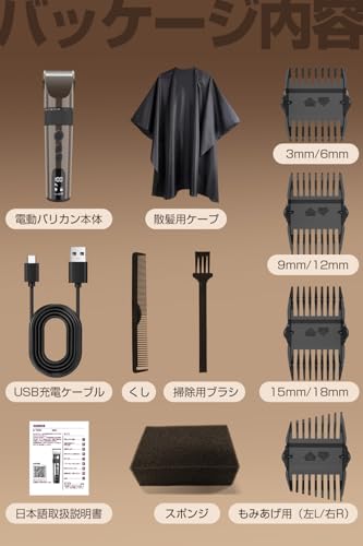 happilaff バリカン メンズ T666 の商品画像 7