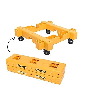 Dozop Transportstep/rolwagen-licht Modular 4, robuust zonder gereedschap en inklapbaar; duurzame wielen, gemakkelijk op…
