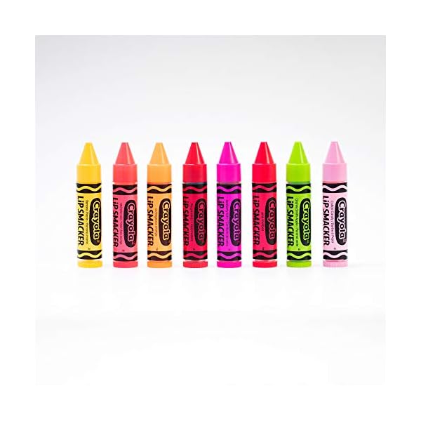 Lip-Smacker-Crayola-Lip-Balm-Party-Pack-8-Count Lip Smacker Crayola Lip Balm Party Pack - 8 Moisturizing Lip Balms, Cotton Candy, Orange, Sherbert, Watermelon, Berry, Apple, Banana, Hydrating & Protecting - Cruelty-Free