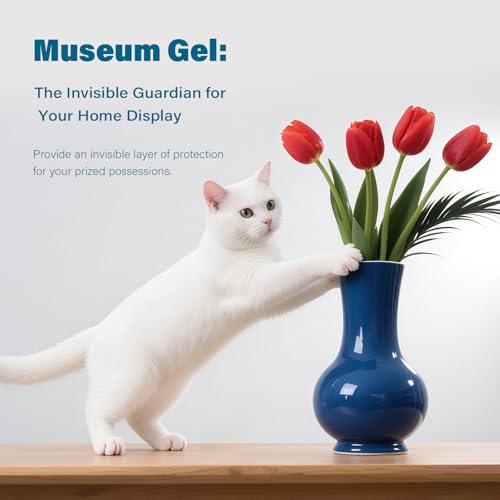 14.08 oz Exhibits Fixing Gel for Museum, Removable Clear Museum Paste Putty Wax, Reusable & No Residue, Fixed Collection Artifacts and Decorations to Prevent Vibration, Falling — view 6