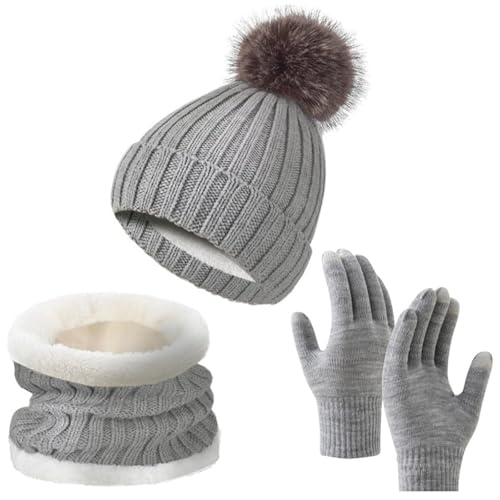 Écharpe homme femme et bonnet tricoté chaud pour course à pied et bandana