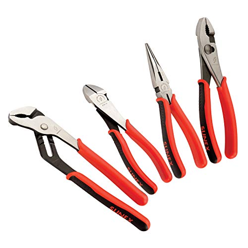 Sunex 3609V 4 Pc Multi Purpose Plier Set