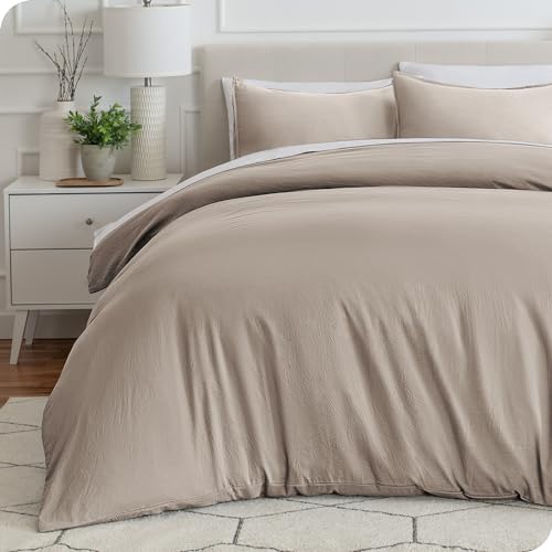 Bare Home Duvet Cover Set Super King Size, Premium 1800 Ultra-Soft Duvet Cover Set, Lightweight, Cooling Duvet Cover