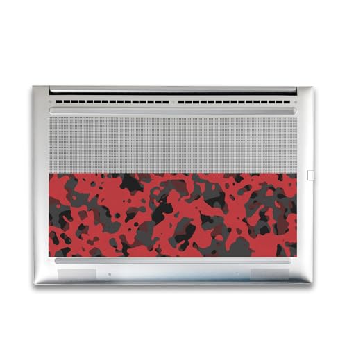 Image of Gaming Skin Compatible with HP Envy x360 16 inch (2023) - Red Modern Camo - Premium 3M Vinyl Protective Wrap Decal Cover - Easy to Apply | Crafted in The USA by MightySkins