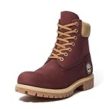 Timberland Men's Premium 6 INCH LACE UP WATERPROOF BOOT, RED, 9.5 Wide