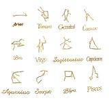 FRCOLOR Accesorios de Bricolaje de Aleación 24 Piezas Multicolor de Constelaciones para Decoración Epoxi, Colgantes y Pulseras, Materiales para Manualidades y Proyectos Creativos