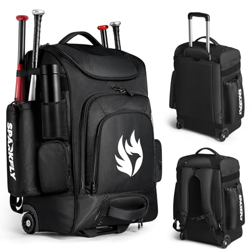 SPARKFLY Rolling Bag with Backpack Straps