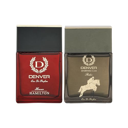 Image of DENVER Honour & Rider Perfume For Men - 60ML Each, Pack Of 2| Long Lasting Perfume Body Scent For Men