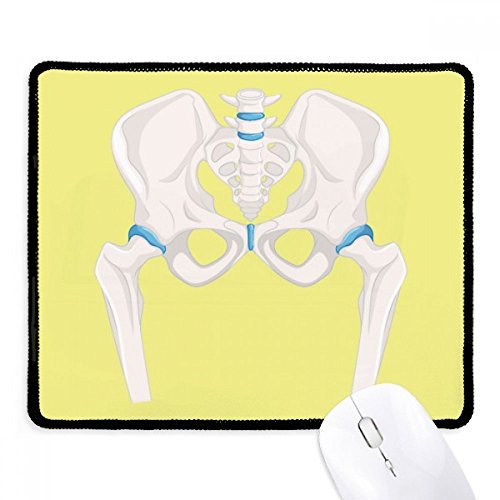 Mousepad de pelvis médica con bordes cosidos y base antideslizante para un deslizamiento fluido