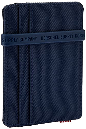 Herschel Mens Charlie Rfid Card Case Wallet, Navy, One Size Us #TOP1