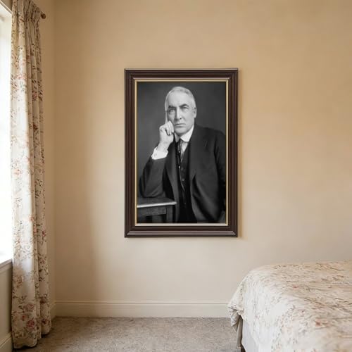 Impression sur toile Warren G Harding cadre suspendu salon