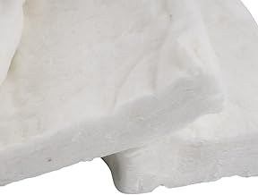 Oniissy Cobija de seguridad de fibra de silicato de calcio y magnesio de 3 piezas para chimeneas y estufas, alta resistencia a 1206 °C, color blanco, 30 x 10 cm (10 10)