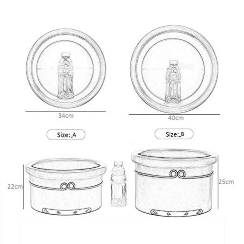 Spa de pies de madera tipo barril para pedicura miniatura 3