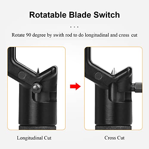 Image of 8-28MM Wire Stripper, FTTH Armored Fiber Optic Cable Stripper, Coaxial Mid Span Cable Stripper, Radial Cutter, Slitting Tools with Adjustable Cutting Depth, 5 /16 inch to 1 1 /8 inch Diameter