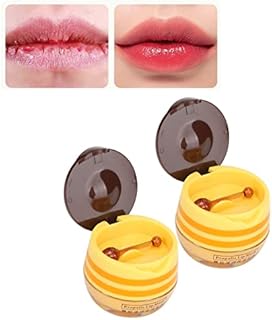 Lip Bee Balm 2pcs Lip Bee Balm Moisturizers Honey Lip Balm Repair Dry Skin Deeply Moisturized Lips Fade Lip Lines