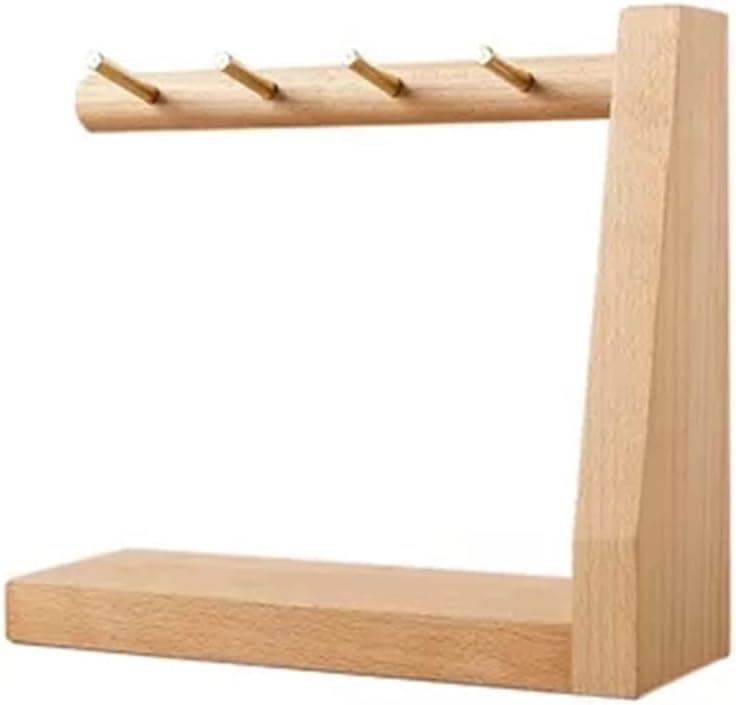Wood Key Hanger Holder for Keys on The Wall Door Home Decor Hooks Letter Rack Multifunctional Storage Box (Color : Black, Size : Mcode) (Black Mcode)