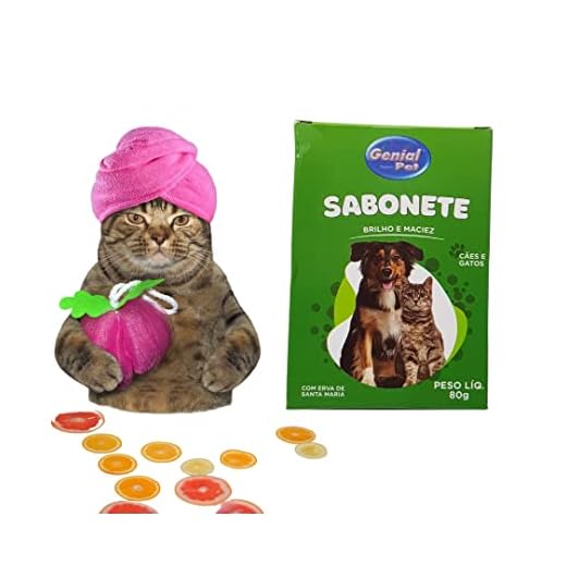 Genial Pet Sabonete Genial Erva De Santa Maria (80G Para Cães
