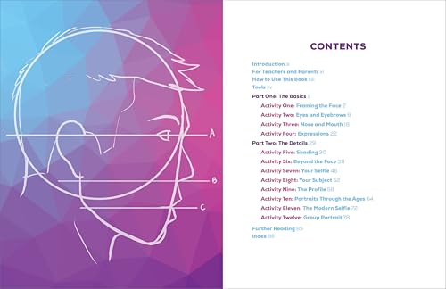 Rockridge Press Rizza, Angela Portrait Drawing For Kids: A Step-By-Step Guide To Drawing Faces  thumb #1