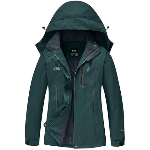 DCmount Waterproof Hooded Raincoat for Women Cover