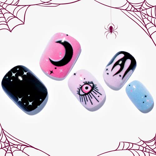 GLAMERMAID Press on Nails Short Squoval Dazzling life