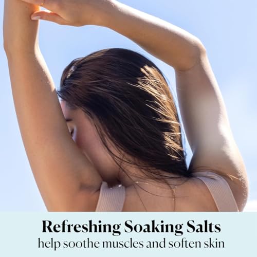 Image of Epsom Bath Salt Crystal and Bath | For refreshing bath soak, relieves aches & pain - 1KG