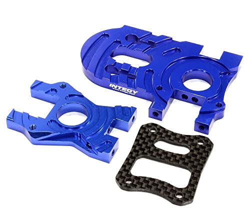 Integy RC Upgrades for HPI, Blue Billet Machined Drive Unit Mount for HPI 1/10 Scale Bullet MT & Bullet ST