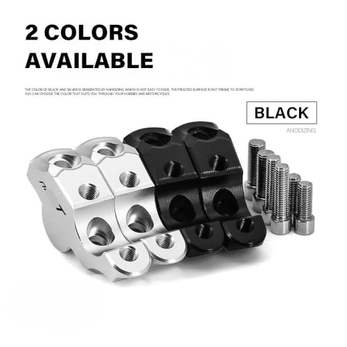 Elevador de manillar para moto adaptador de extensión compatible con RnineT y Scrambler 4