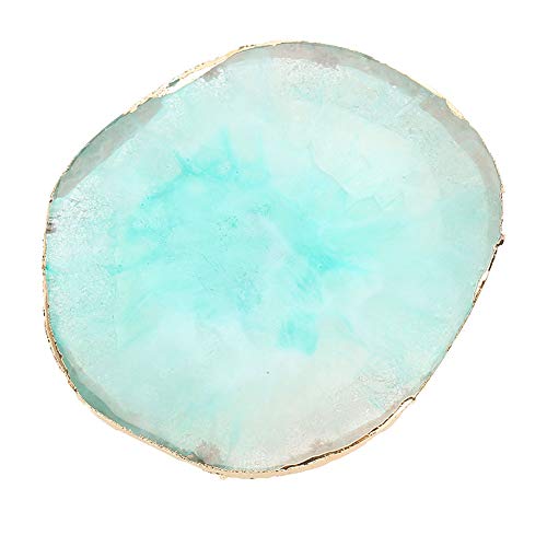 Naturharz Stein Nail Palettes für Nagel DIY Design Nail Art, Nagellack Make up Pallete Nail Art Polnisch Tool(Grün) – Bild 8