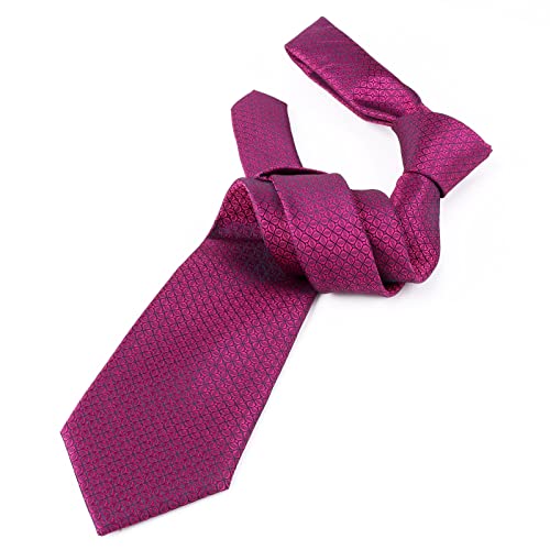 Image of Alizeal Mens Vintage Solid Plaid Tie with Pocket Square 3.15inches Necktie Set
