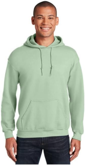 Gildan Sudadera con capucha de forro polar estilo (G18500), Menta