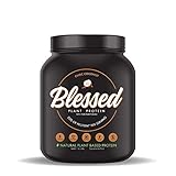 Blessed Vegan Protein Powder - Plant Based Protein Powder Meal Replacement Protein Shake - 23g of Pea Protein Powder, Dairy Free, Gluten Free, Soy Free, No Sugar Added, 15 Servings (Chocolate Coconut)
