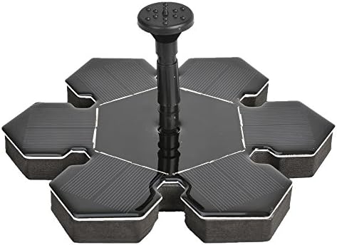 Solar Water Fountain for Bird Bath, Solar Fountain Water Pumps Freestanding Submersible for Small Pond,Fish Tank, Patio, Garden Decoration 1.4 W Solar Panel Water Pump Kit, Solar Pond Pump (AS20)