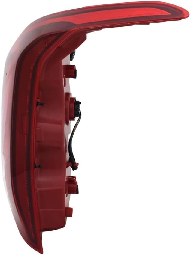 KarParts360 For Hyundai Palisade 2020 21 22 23 2024 Tail Light Passenger Side| Outer | CAPA | Red, Clear | LED | ABS Plastic Housing | LED Brake Light Bulb Type | PMMA Plastic Lens | For HY2805182C