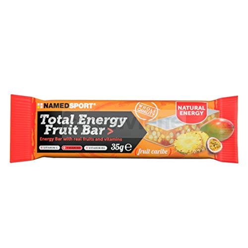 Named Sport Total Energy Fruit Bar Confezione da 25 Barrette (Fruit Caribe)