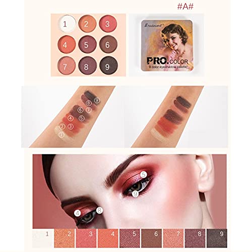Ilh Big Promotion Makeup Palettes Eyeshadow Palette,Cosmetic Matte Eye Shadow Makeup Palette Shimmer Set 9 Colors #TOP5