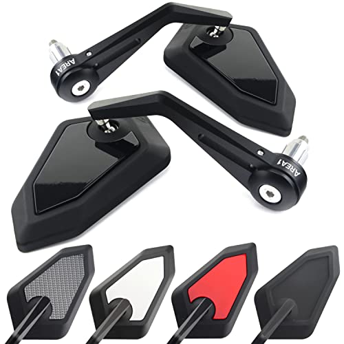 Area1 Rétroviseur de guidon de moto CNC compatible avec compatible avec Peugeot Speedfight 4 Speedfight 3 Speedfight 2 (V60)