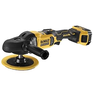DeWalt Roterende polijstmachine XR 18 V 5 Ah Li-Ion Brushless – 2 DCM849P2-QW accu’s geel