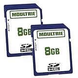 Moultrie Game Camera SD Cards 8GB for Moultrie 2007 & Newer Moultrie Game Cameras - (2 Pack)