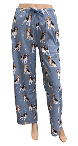 Collections Etc E & S Imports Women's Beagle Dog Lounge Pants - Pajama Pants Pajama Bottoms - Medium #TOP19