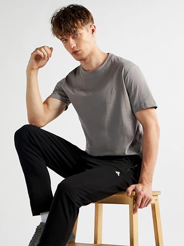 Image of Clans & Hans Men's Super Combed Cotton T Shirt, Regular Fit Round Neck Tshirt, Half Sleeves, Plain T-Shirt for Men