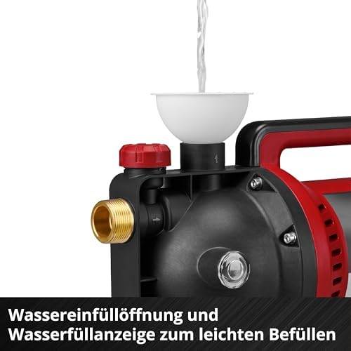 Bild 4 - Einhell Gartenpumpe GC-GP 1170 ECO PLUS (max. 7000 L/h Fördermenge, max. 50 m Förderhöhe, ECO PLUS Technologie, Wasserablassschraube, inkl. Universaladapter 33,3 mm)
