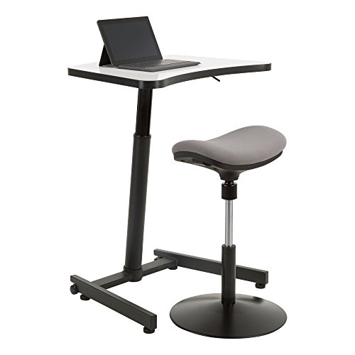 Image of Norwood Commercial Furniture NOR-NIL1715F-GR-SO Active Stool W /Adjustable Height Pivot Saddle Seat, Grey