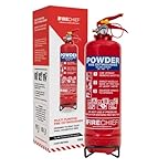 Firechief Core ABC Powder Fire Extinguisher 1kg - Small Fire Extinguisher Quick and Easy to Use - Multipurpose Use - Kitemark Certified to BS EN 3 - CXP1 Model