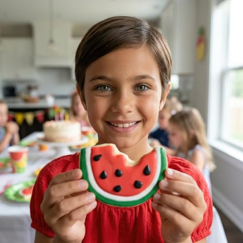 Ann Clark Watermelon Cookie Cutter, 3-3/4” Made In Usa